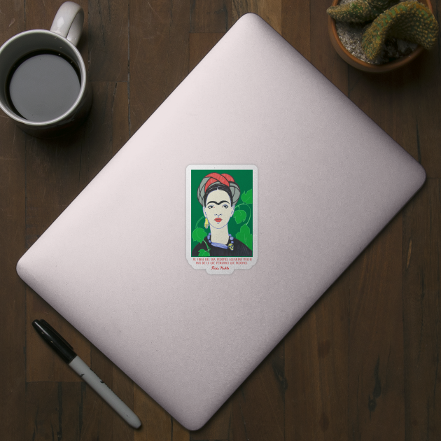 Frida Kahlo quote “Al final del día podemos aguantar mucho más de lo que pensamos que podemos” by GalleryArtField